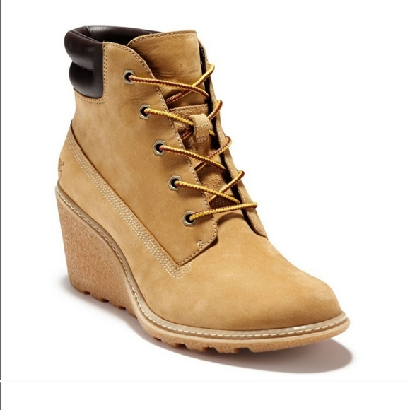NEW Women's Timberland AMSTON Wedge 6- Inch Boots - Picture 4 of 12